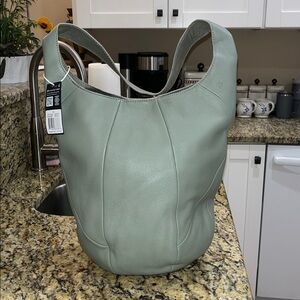 The Sak Light Green Hobo Bag